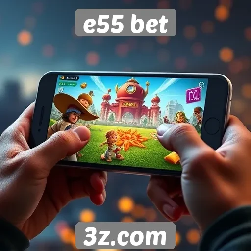 A tendência de jogos mobile no e55 bet