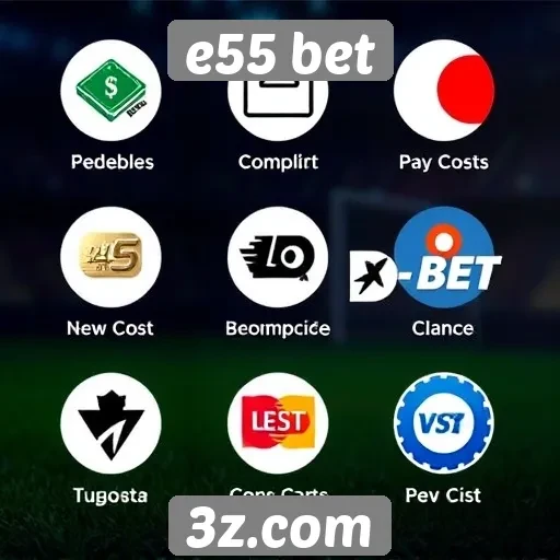 Métodos de pagamento aceitos no e55 bet